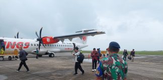 Pengamanan Arus Mudik di Bandara Raden Sadjad Natuna, Lanud RSA Pastikan Keamanan dan Kenyamanan Pemudik