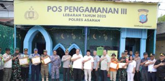 Bupati Asahan Bersama Forkopimda Tinjau Pos Pam Lebaran Tahun 2025