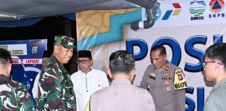 Danlanud RSA Bersama Forkopimda Pantau Keamanan Malam Idul Fitri 1446 H di Natuna
