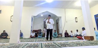 Wakil Bupati Natuna, Jarmin Sidik, Hadiri Safari Ramadan di Masjid Baitunnur Sebala