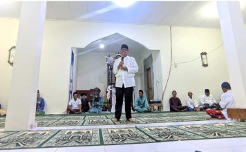 Wakil Bupati Natuna, Jarmin Sidik, Hadiri Safari Ramadan di Masjid Baitunnur Sebala