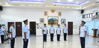 Amanah Baru, Perwira Lanud Raden Sadjad Natuna Naik Pangkat