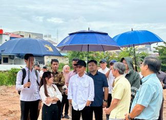 Kepala BP Batam dan Wakil Kepala BP Batam Tinjau Penataan Sungai Baloi Indah