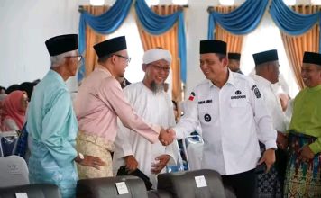 Halal Bi Halal di Lingga, Gubernur Ansar Janji Prioritaskan Jalan dan Pelabuhan Roro Penarik