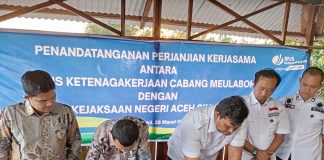 BPJS Ketenagakerjaan Meulaboh Gandeng Kejaksaan Aceh Singkil Tingkatkan Perlindungan Pekerja
