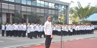 Sekda Bengkalis Pimpin Apel Perdana Pasca Idul Fitri 1446 H/2025 M