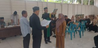 Camat Lantik Penjabat Keuchik, Ratna Dewi Resmi Menjabat PJ Keuchik Gampong Dama Pulo Dua