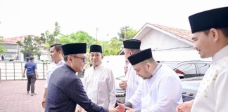 Hangatnya Silaturahmi Idul Fitri, Sekda Bengkalis Hadiri Halal Bihalal DPD Partai Gerindra Riau