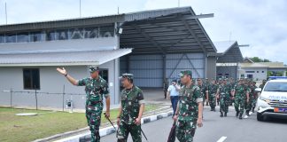 Pangkoopsudnas Tinjau Fasilitas Operasi Penerbangan di Lanud RSA Natuna