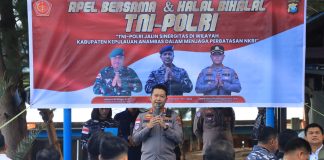 Apel Bersama dan Halalbihalal TNI – Polri Bersama Pemerintah Daerah Jalin Sinergitas Menjaga Perbatasan Diwilayah Kabupaten Kepulauan Anambas
