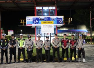 Polres Natuna Gelar Patroli Blue Light, Sasaran Tempat Ibadah, Pusat Keramaian dan Objek Vital
