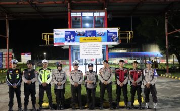 Polres Natuna Gelar Patroli Blue Light, Sasaran Tempat Ibadah, Pusat Keramaian dan Objek Vital