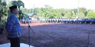 Bupati Pimpin Upacara Hari Kesadaran Nasional Dilingkungan Pemkab Asahan