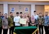 Percepat Pembangunan Daerah, Bupati Bengkalis Ikuti Rapat Bersama Gubernur dan Kepala Daerah se-Provinsi Riau