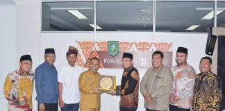 Wabup Bagus Santoso Sambut Kunker Ketua Komisi I DPRD Provinsi Riau