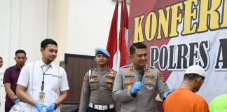Polres Aceh Timur Gelar Konferensi Pers Pengungkapan Narkoba dan Pelecehan Seksual