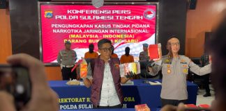 Polisi Gagalkan Peredaran 24 Kg Sabu di Palu, 3 Pelaku Ditangkap