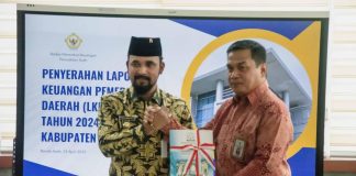 Bupati Atim Serahkan Laporan Keuangan Unaudited Ke BPK RI