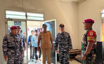 Danlanal Ranai Kunjungi Pulau Laut dan Satgas Marinir Pulau Terluar