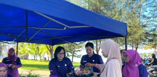 Pasar Minggu Ria Lanud RSA Kembali Semarakkan Pantai Piwang Natuna