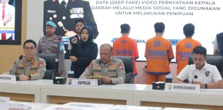 Polda Jatim Amankan Tiga Tersangka Pembuat dan Penyebar Video Hoax Catut Nama Gubernur
