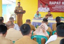 Wabup Nadirsyah Pimpin Rakor Pembangunan Infrastruktur : Wujudkan Peningkatan Kualitas Jalan Di Gunung Agung