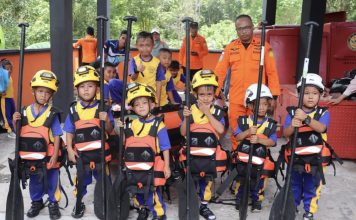 Kantor Pencarian dan Pertolongan Natuna Terima Kunjungan Edukatif TK 001 Bunguran Utara