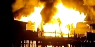 Kebakaran Hebat di Senayang, Satu Rumah dan Dua Speedboat Ludes Dilalap Api