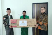 BAZNAS Kepri Serahkan Mesin Fogging kepada Relawan Ansor Tanjungpinang
