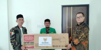BAZNAS Kepri Serahkan Mesin Fogging kepada Relawan Ansor Tanjungpinang