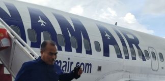 NAM Air Kembali Terbang ke Natuna, H. Mustamin Bakri Dampingi Langsung Penerbangan Perdana