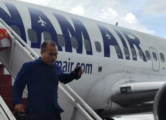 NAM Air Kembali Terbang ke Natuna, H. Mustamin Bakri Dampingi Langsung Penerbangan Perdana