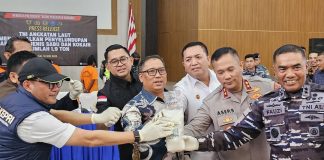 TNI AL Gagalkan Penyelundupan 1,9 Ton Narkotika di Perairan Kepri, Wagub Nyanyang Beri Apresiasi Tinggi