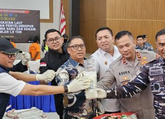 TNI AL Gagalkan Penyelundupan 1,9 Ton Narkotika di Perairan Kepri, Wagub Nyanyang Beri Apresiasi Tinggi