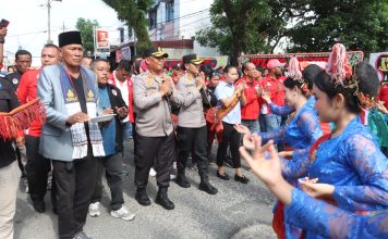 Kapolres Simalungun Hadiri Perayaan Hari Buruh Internasional DPC FTA SBSI Solidaritas Indonesia