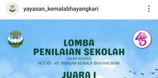 SD Kemala Bhayangkari 01 Medan dan TK Kemala Bhayangkari 08 Asahan Raih Juara 1 Penilaian Sekolah