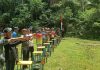 Prajurit Lanal Tarempa dan Forkopimda Anambas Gelar Latihan Menembak, Pererat Sinergi dan Asah Keterampilan Tempur