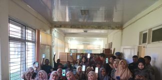 Memperingati hari buruh, Satpol PP dan WH Lhokseumawe Ikuti Sosialisasi Program JMO