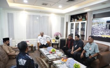 Temui Safrizal, Bupati Al- Farlaky Usul Sarpras Pemadam Kebakaran