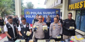 Polrestabes Medan Gagalkan Peredaran 22 Kg Sabu, Satu Tersangka Residivis Diringkus