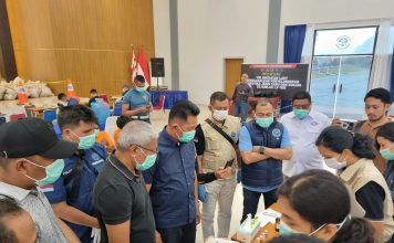 TNI AL Bersama BNN Timbang Ulang Barang Bukti Narkoba 2 Ton di Batam
