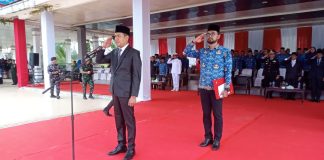 Jadi Pembina Upacara Peringatan Harkitnas Ke 117, Wakil Bupati Aceh Timur Bacakan Sambutan Menteri Komunikasi dan Digital RI