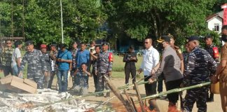 Tegas Berantas Rokok Ilegal, Bupati Anambas Apresiasi Sinergi Lanal Tarempa dan Bea Cukai