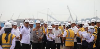 Wakil Kepala BP Batam Tinjau Persiapan Pengoperasian 4 STS Crane dari China