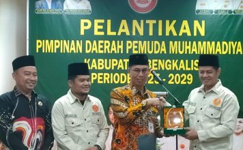 Bupati Kasmarni Ucap Selamat dan Tahniah atas Pelantikan Pengurus Pimpinan Daerah Pemuda Muhammadiyah Bengkalis