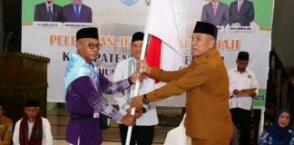 Pelepasan 35 Calon Jemaah Haji Buton Tengah, Ini Pesan Wabup Adam Basan
