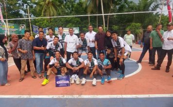 Bos Muda Juara Turnamen Voli Pemuda Cup Gampong Sematang Arun
