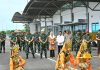 Danlanud dan Forkopimda Sambut Kunjungan Pangdam I/BB di Bandara RSA Natuna