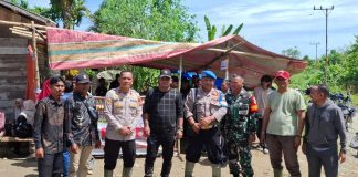 Kapolsek Pantee Bidari Pantau Langsung Jalanya Pemilihan Geuchik Definitif Gampong Sijudo
