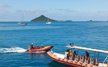 Basarnas Natuna Siaga Penuh Kawal Sail Yacht Serasan 2025